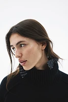 Cashmere-blend turtleneck jumper