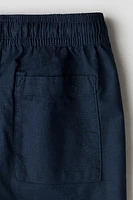 Linen-Blend Shorts