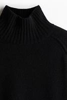 Cashmere-blend turtleneck jumper