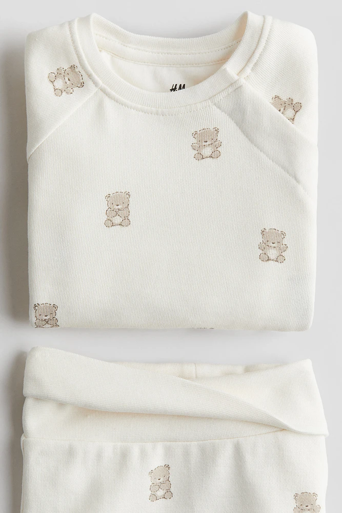 2-piece Cotton Sweatsuit