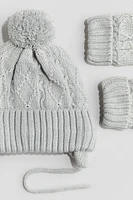 2-piece Beanie and Mittens Set