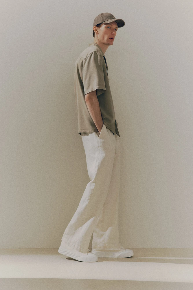 Regular Fit Lyocell Resort Shirt