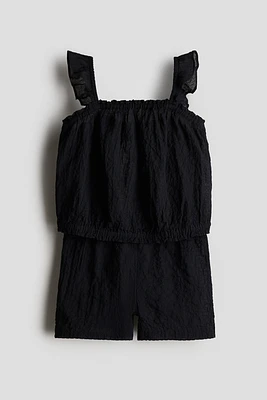 2-Piece Crinkled Cotton Set