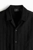 Regular Fit Textured-weave Resort Shirt