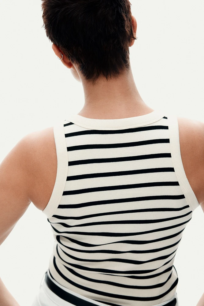 Camisole côtelée