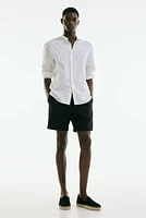 Regular-Fit Linen-Blend Shirt