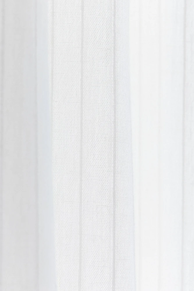 2-pack Linen-blend Tie-top Curtain Panels