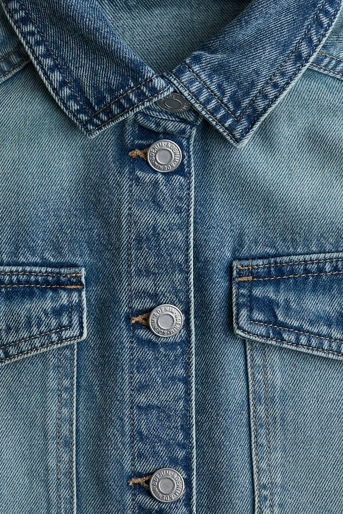 Cotton Denim Overshirt