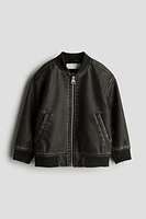 Coated Bomber Jacket