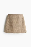 Bouclé Mini Skirt