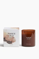 Bougie parfumée dans un pot en verre