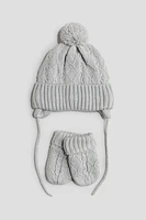 2-piece Beanie and Mittens Set