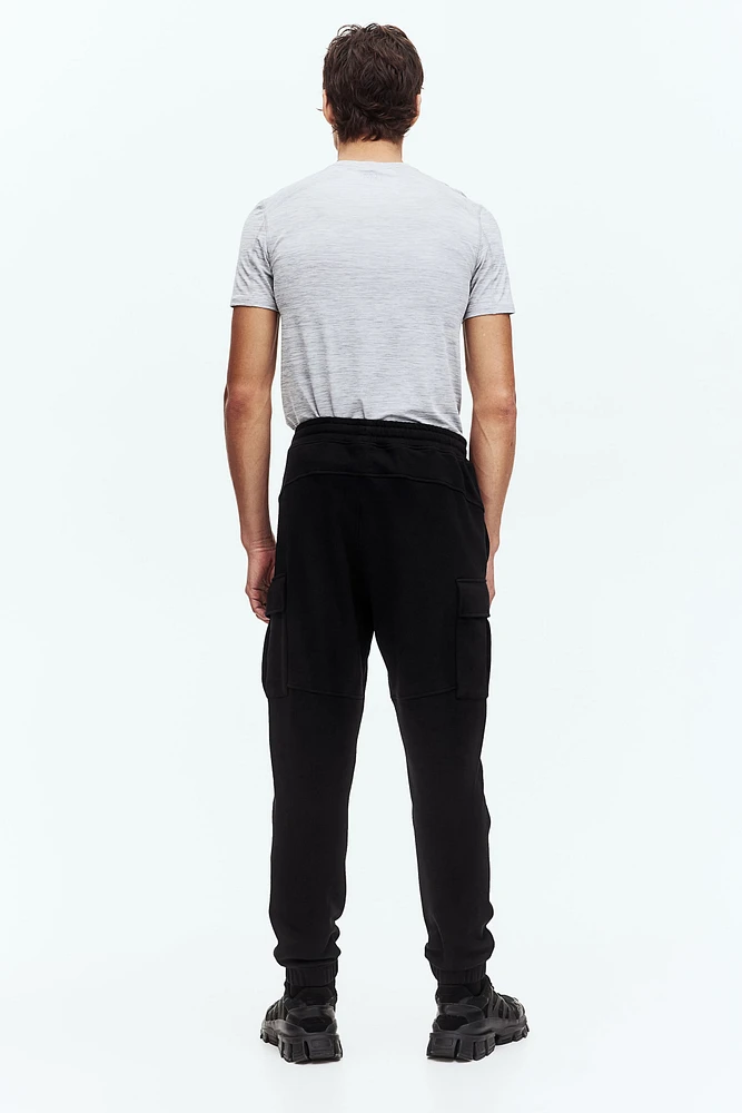 Regular Fit Cotton Cargo Joggers DryMove™