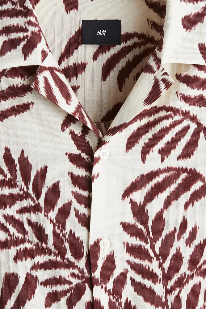 Chemise classique avec col cubain