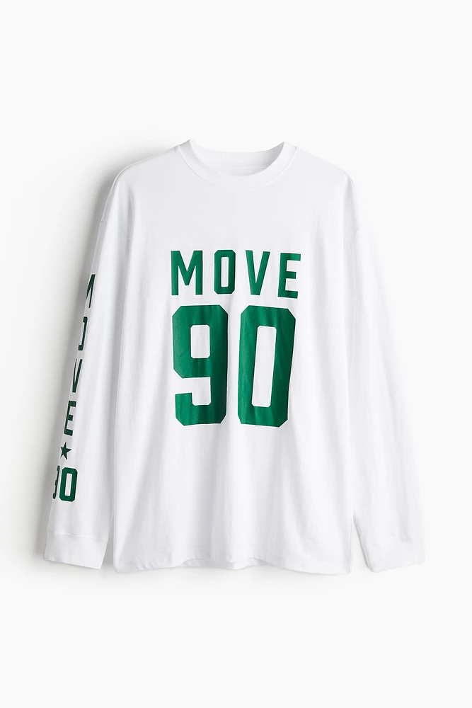 Loose-Fit Long-Sleeved Sports Shirt with DryMove™