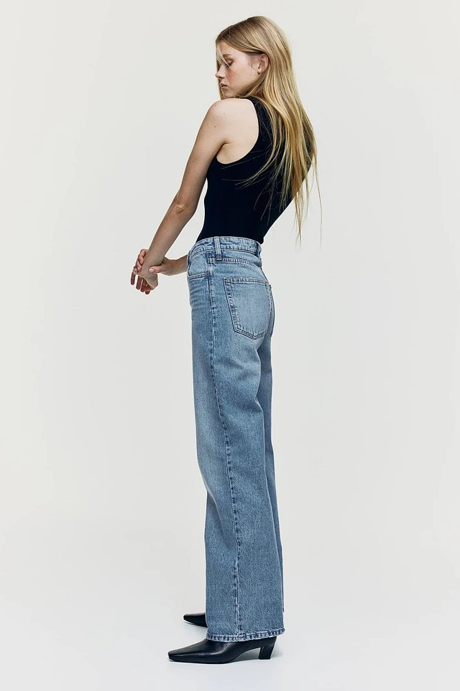 Jean ample Taille très haute