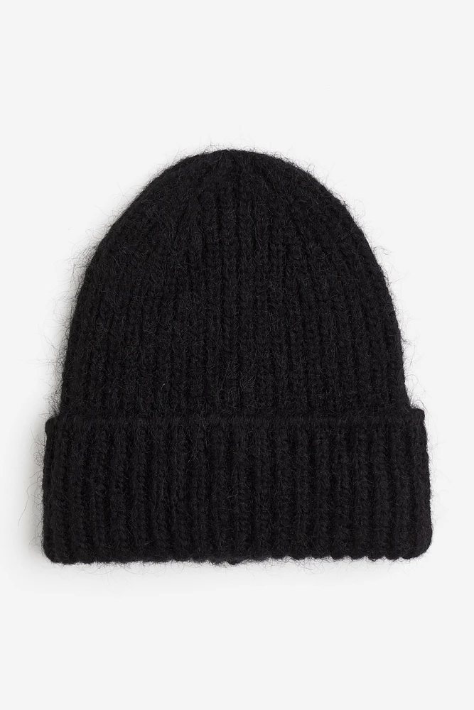 Rib-knit Beanie