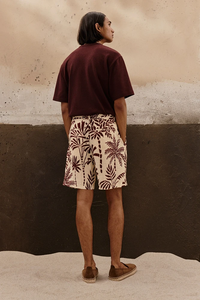 Short décontracté à motif