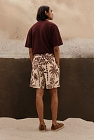 Relaxed-Fit Patterned Shorts