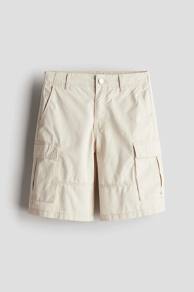 Cotton Cargo Shorts