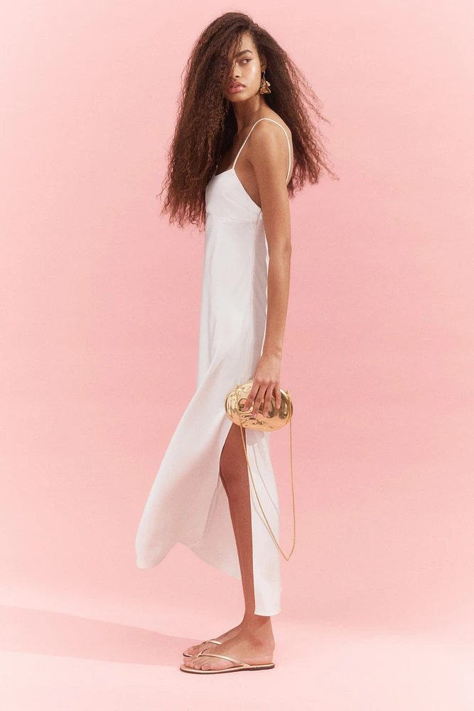 Tie-Detail Maxi Dress