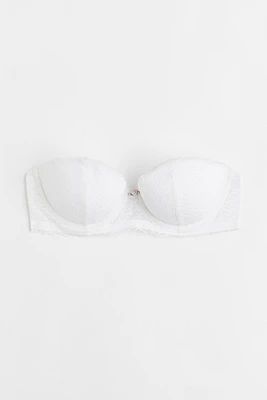 Lace Padded Balconette Bra