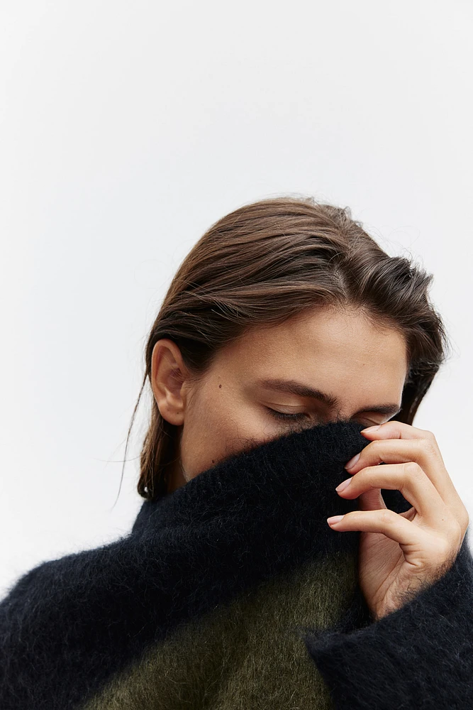 Oversized Mohair-Blend Sweater