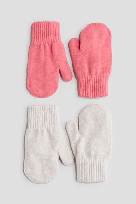 Lot de 2 paires de moufles