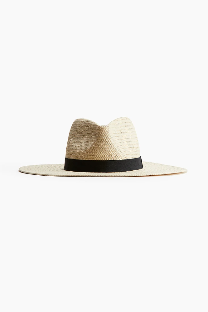 Straw Fedora Hat