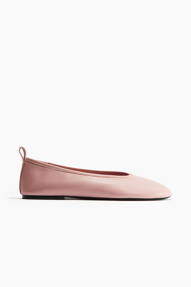 Leather Ballet Flats