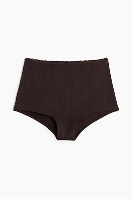 Culotte Shortie en pointelle