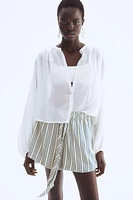 Twill Drawstring Shorts