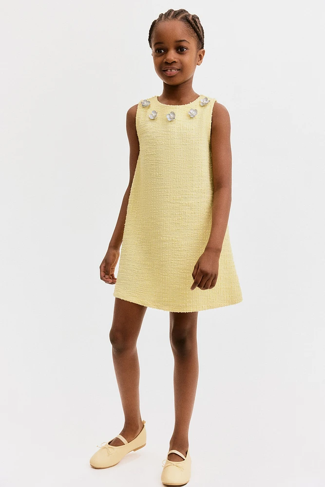 Bouclé-Weave Dress