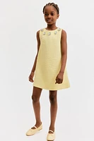 Bouclé-Weave Dress