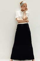 Flared Jersey Skirt