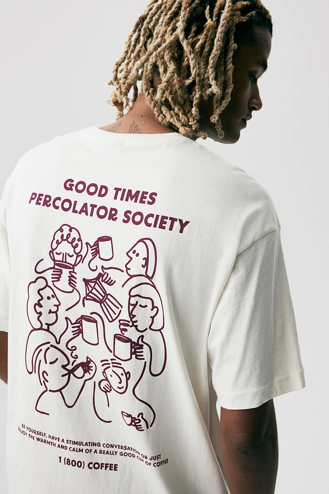 T-shirt imprimé Coupe Flottante