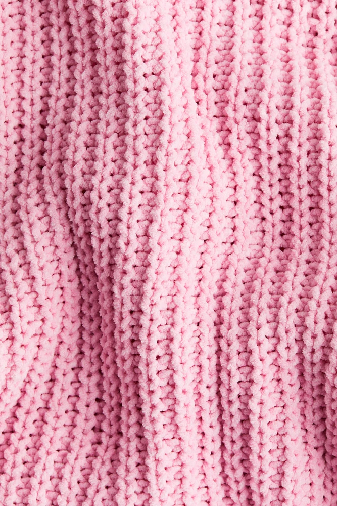 Chandail en maille chenille