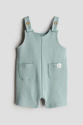 Waffled Overall Shorts