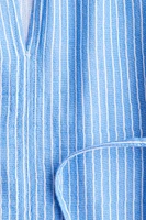 MAMA Tie-belt muslin blouse