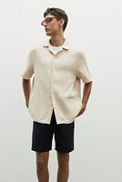 Regular Fit Textured Resort Shirt