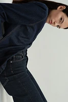 Wide High Cropped Jeans