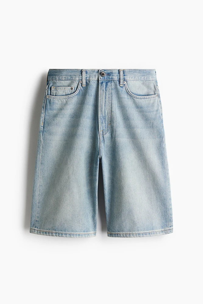 Short ample en denim