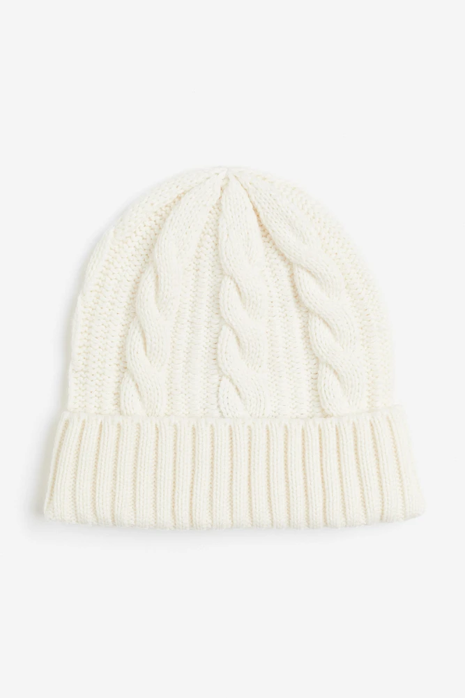 Cable-knit Beanie