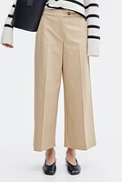 Wide-Leg Dress Pants