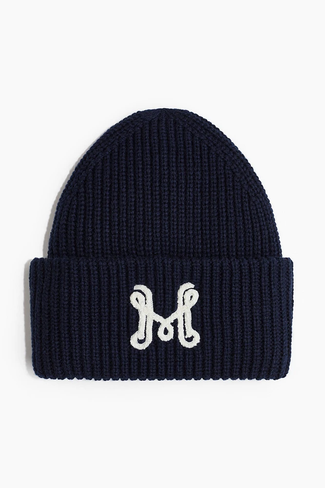 Rib-Knit Beanie