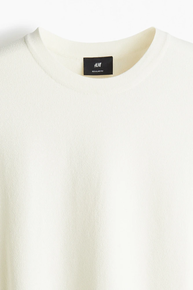 T-shirt coupe classique en tricot