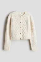 Cable-Knit Cardigan