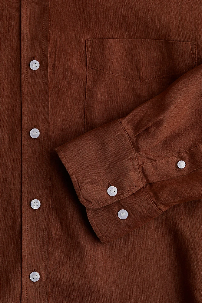 Chemise ample en lin