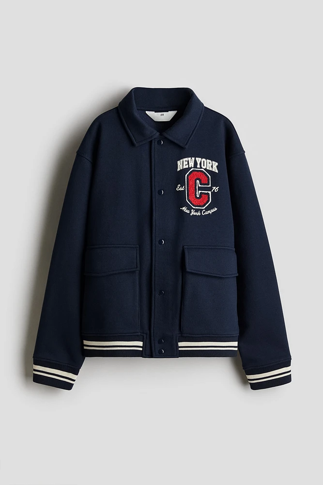 Sweatshirt Baseball Jacket