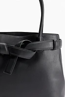 Strap-Detail Tote Bag